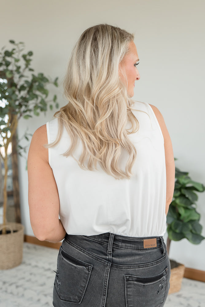 Any Time Bodysuit in White