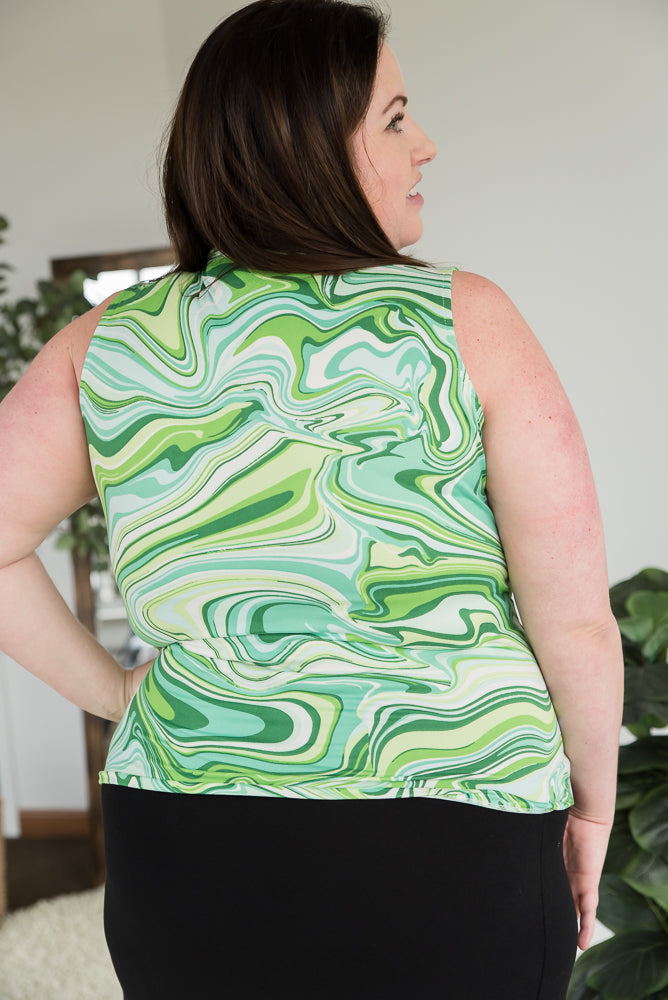 The Ripple Effect Sleeveless Top