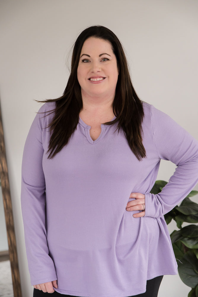 A Notch Above Top in Lilac