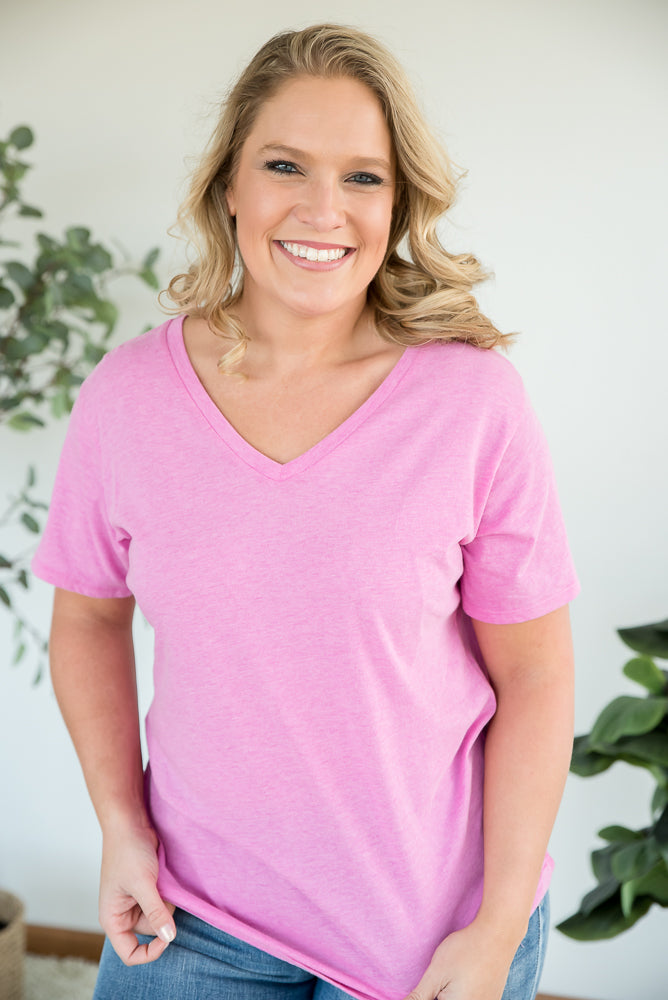 Keep it Simple Top in Mauve