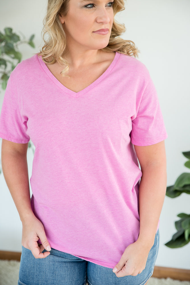 Keep it Simple Top in Mauve