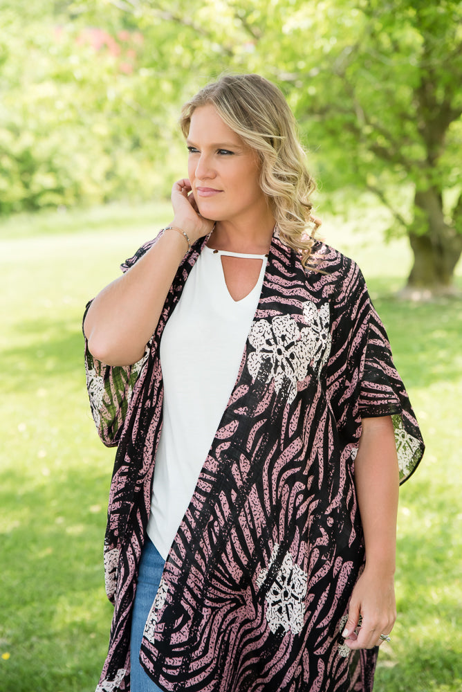 Dancing with the Zebras Kimono