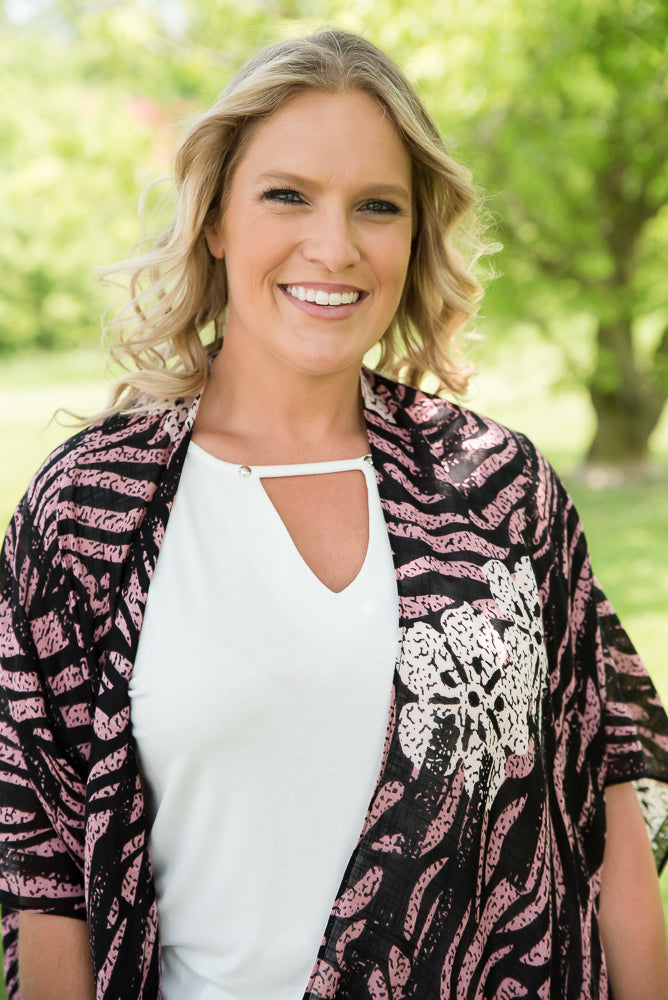 Dancing with the Zebras Kimono