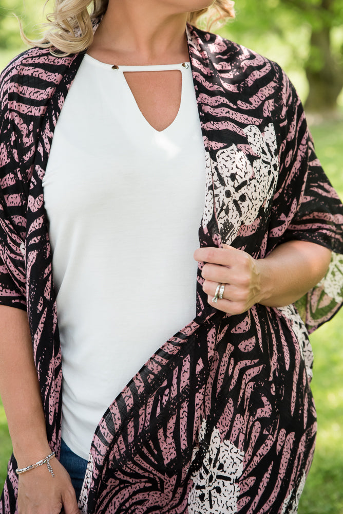 Dancing with the Zebras Kimono