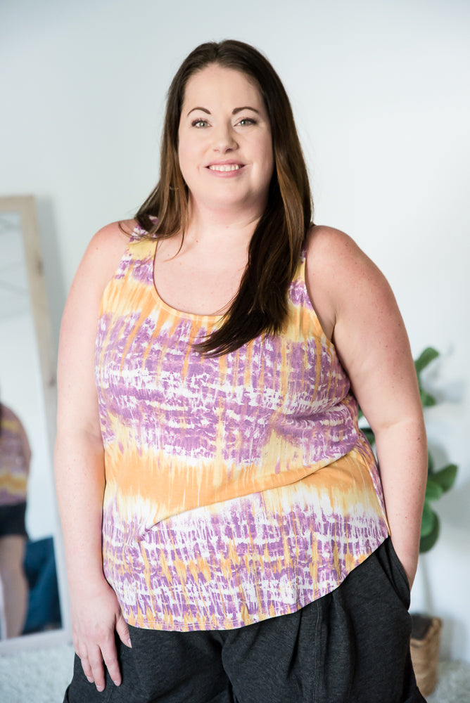 Buy Myself Flowers Top in Lilac