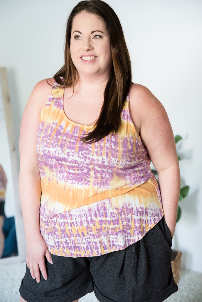 Buy Myself Flowers Top in Lilac
