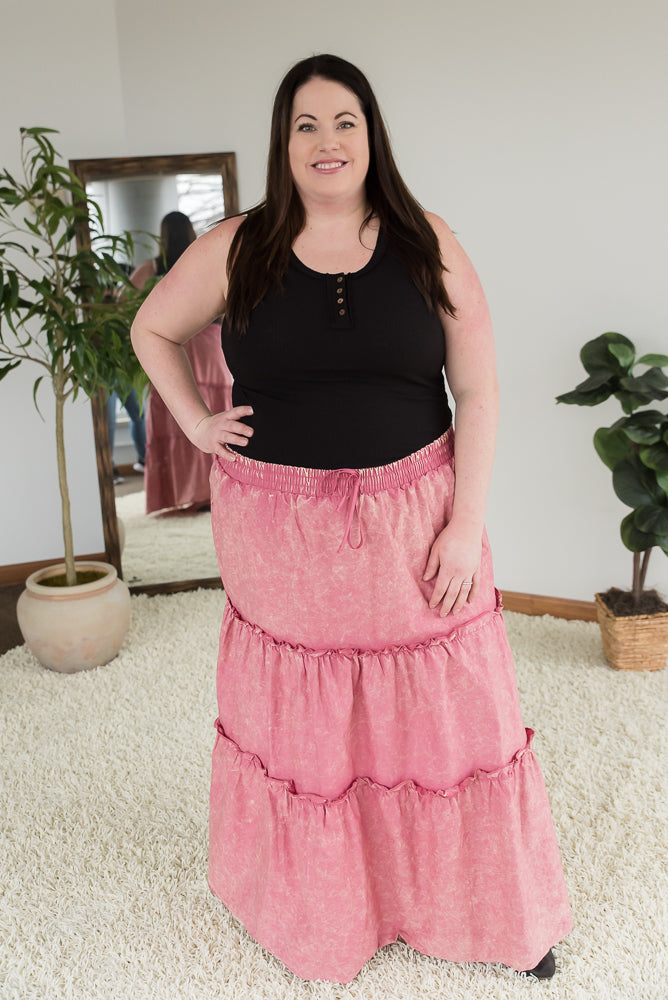 All Worthwhile Skirt in Rose