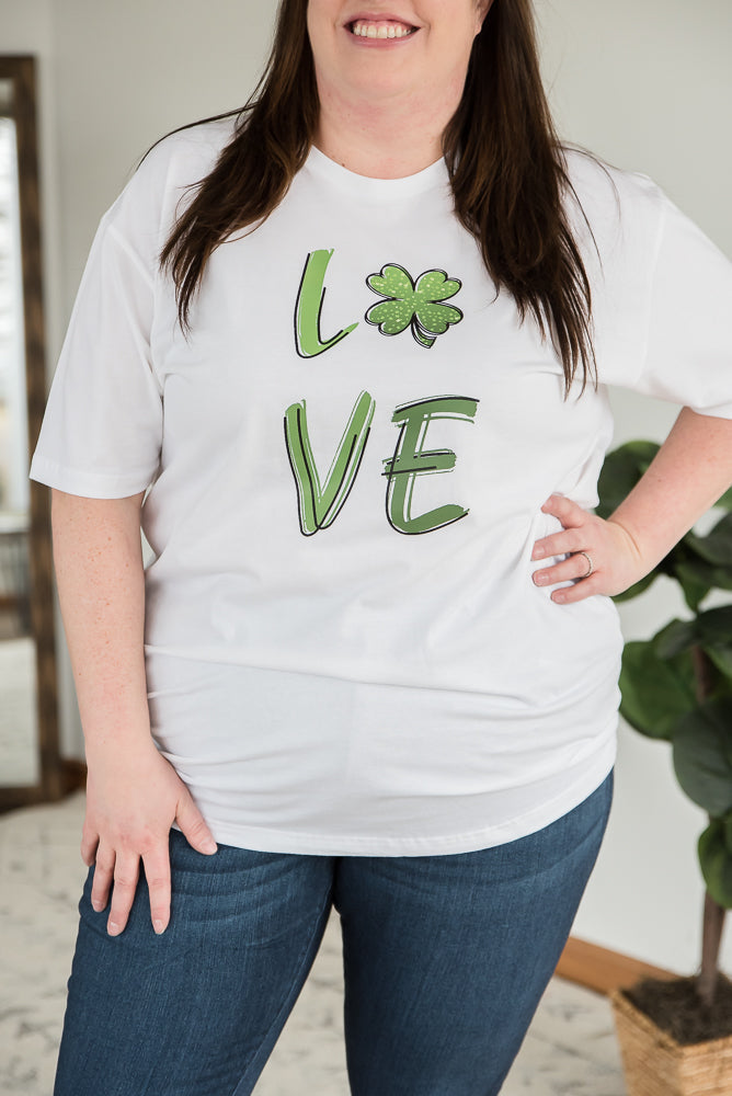 Lucky in Love Graphic Tee