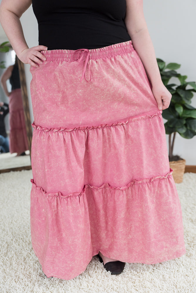 All Worthwhile Skirt in Rose