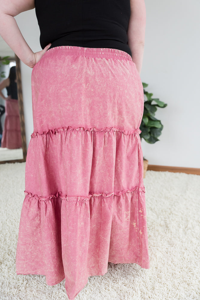 All Worthwhile Skirt in Rose