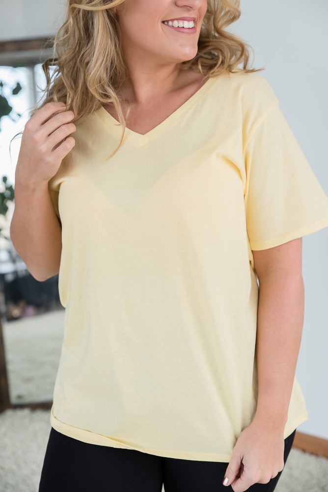 Keep it Simple Top in Banana
