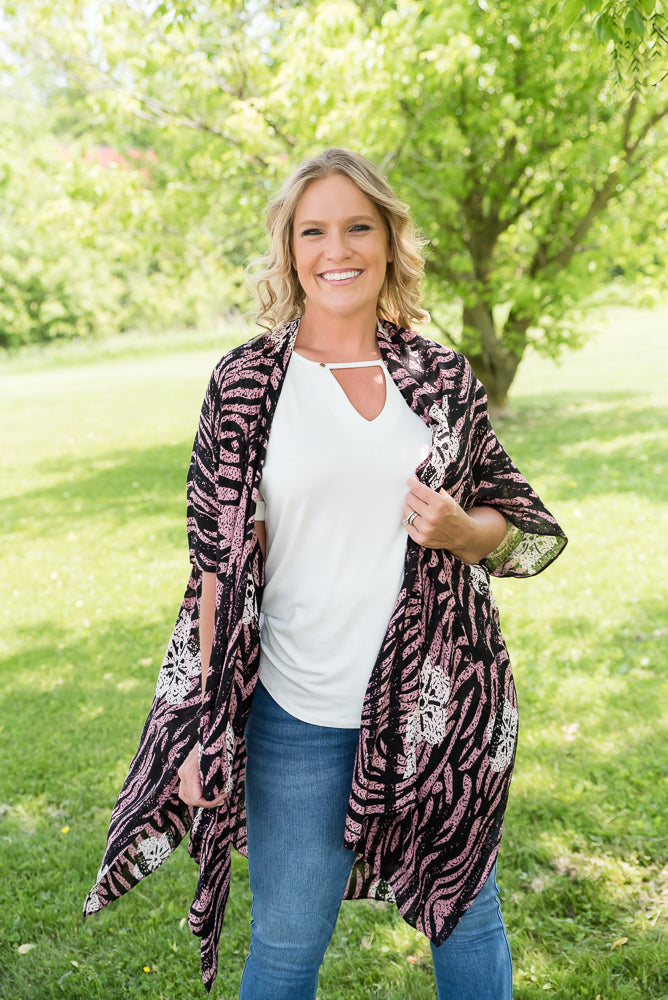 Dancing with the Zebras Kimono