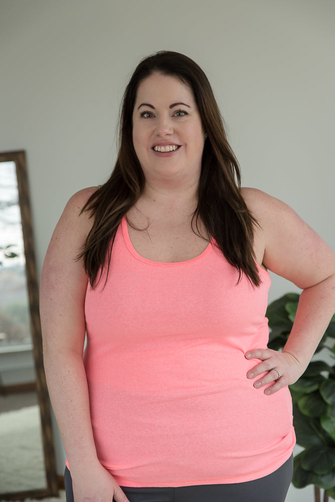 Day by Day Tank in Neon Pink