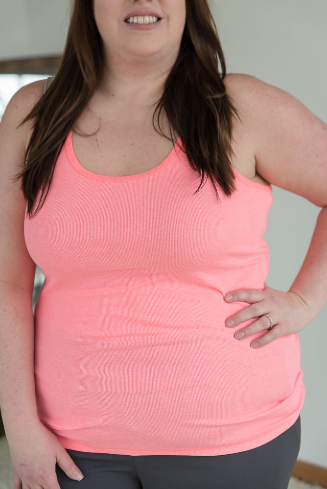 Day by Day Tank in Neon Pink