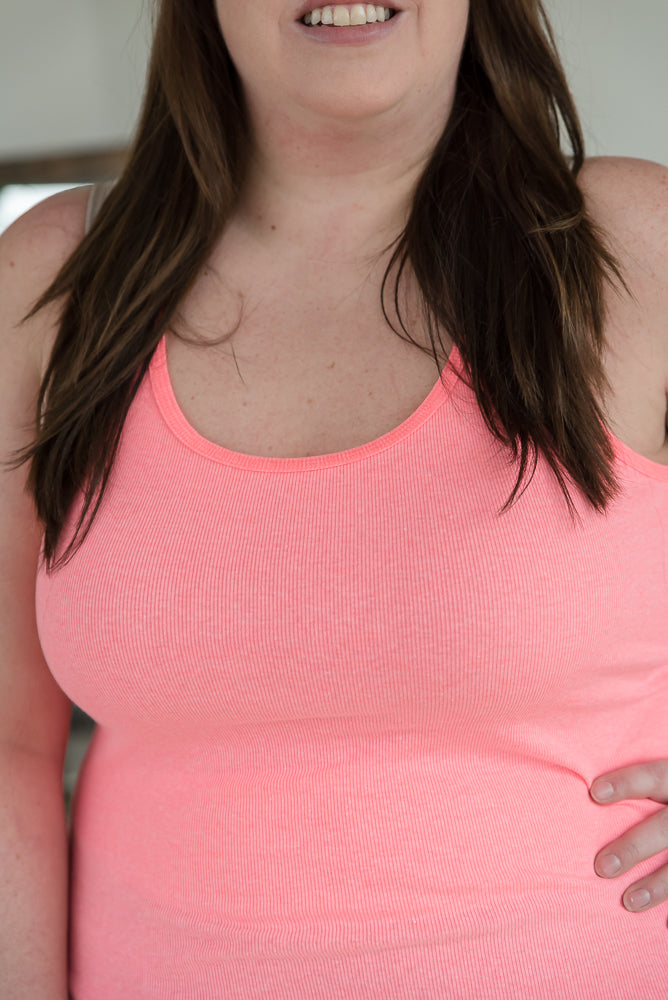 Day by Day Tank in Neon Pink