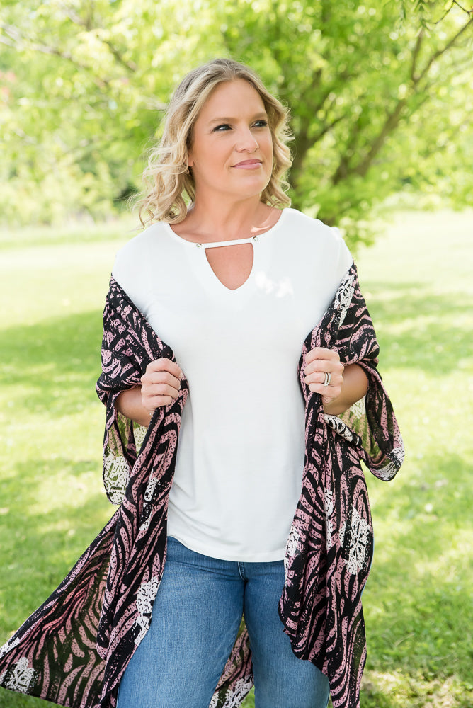 Dancing with the Zebras Kimono