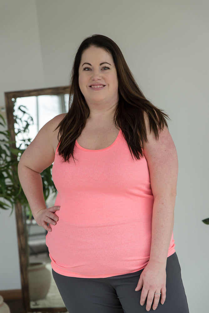Day by Day Tank in Neon Pink