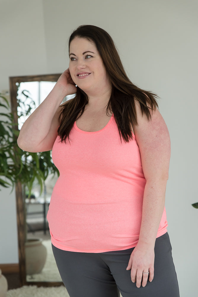 Day by Day Tank in Neon Pink
