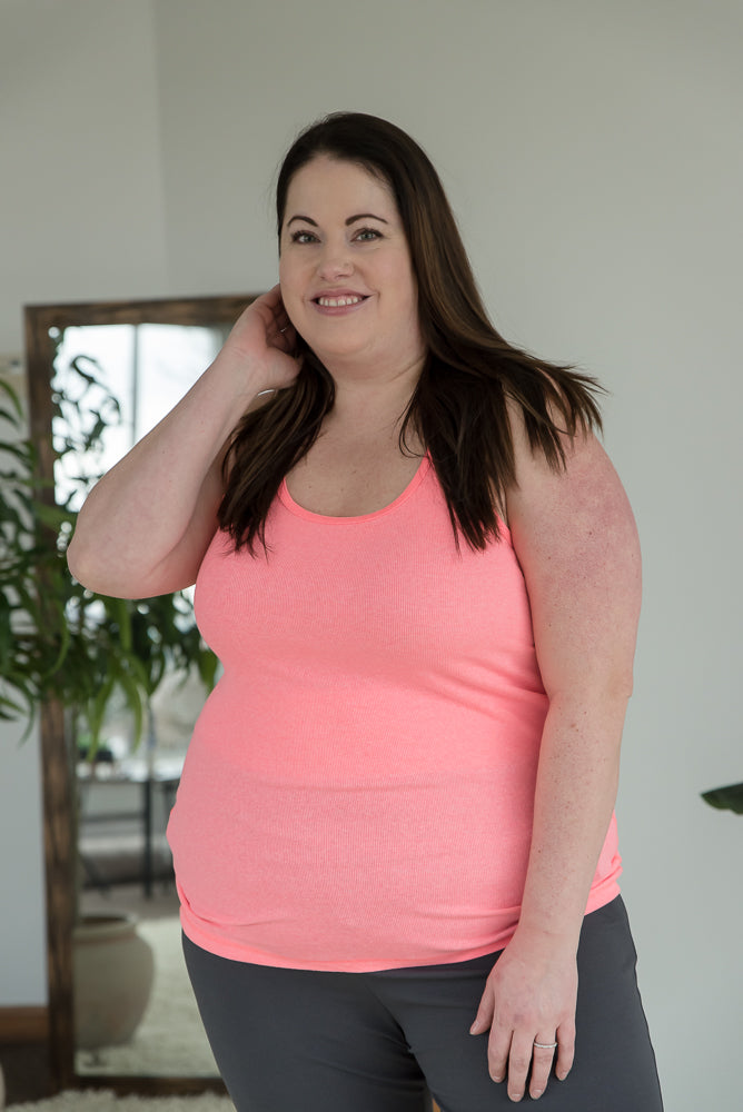Day by Day Tank in Neon Pink