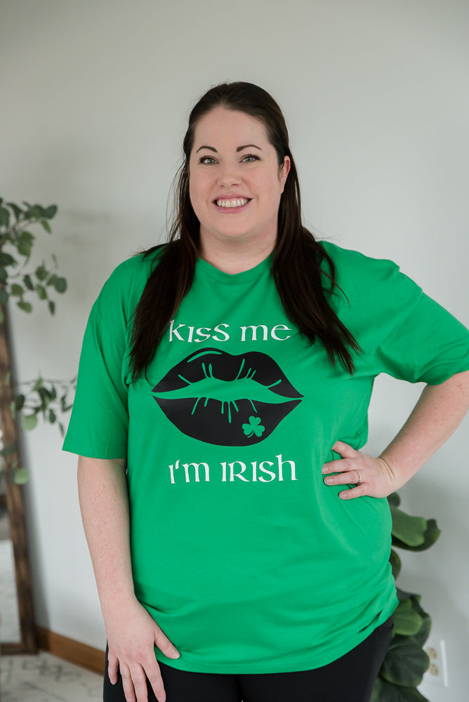 Kiss Me I'm Irish Graphic Tee