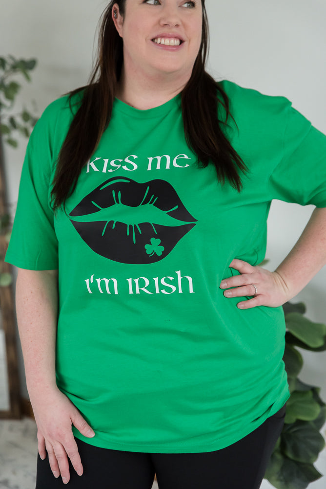 Kiss Me I'm Irish Graphic Tee