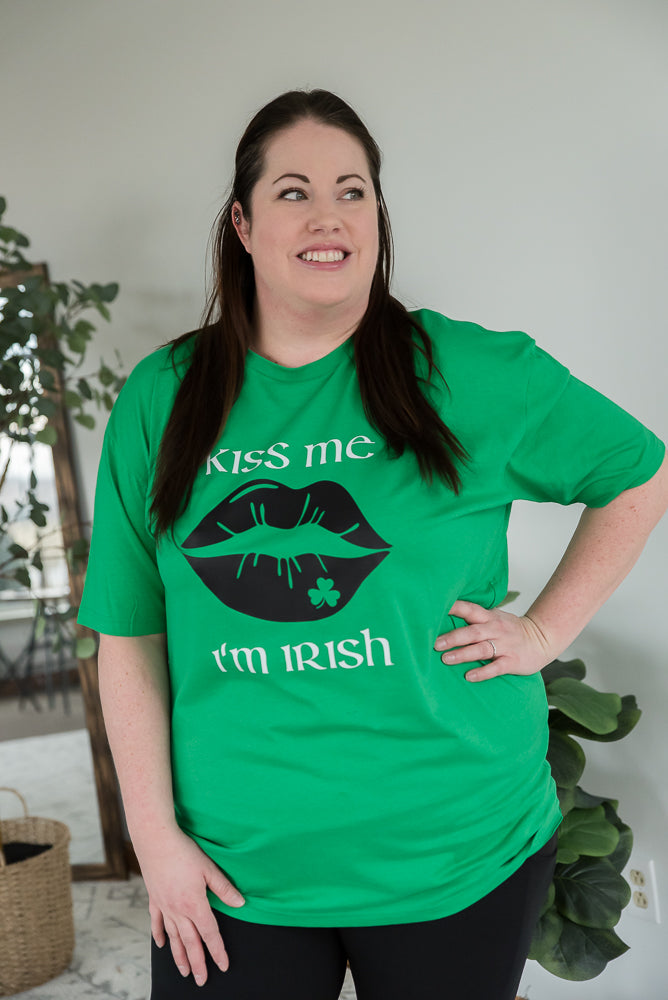 Kiss Me I'm Irish Graphic Tee