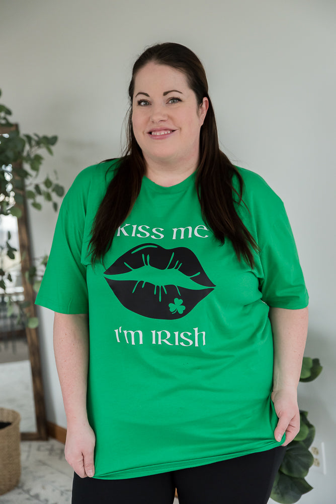 Kiss Me I'm Irish Graphic Tee