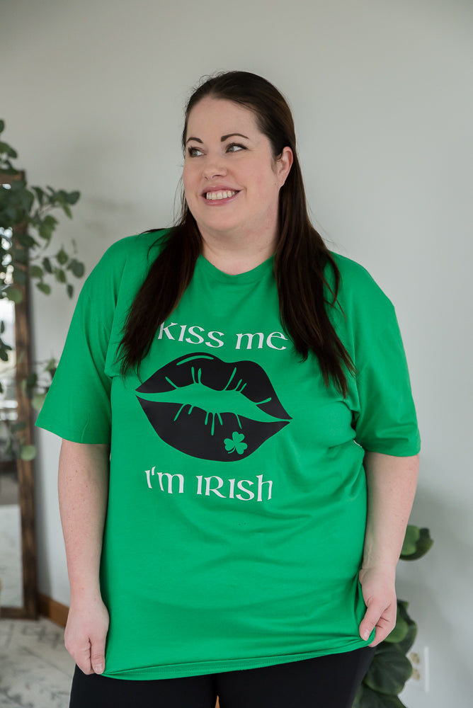 Kiss Me I'm Irish Graphic Tee