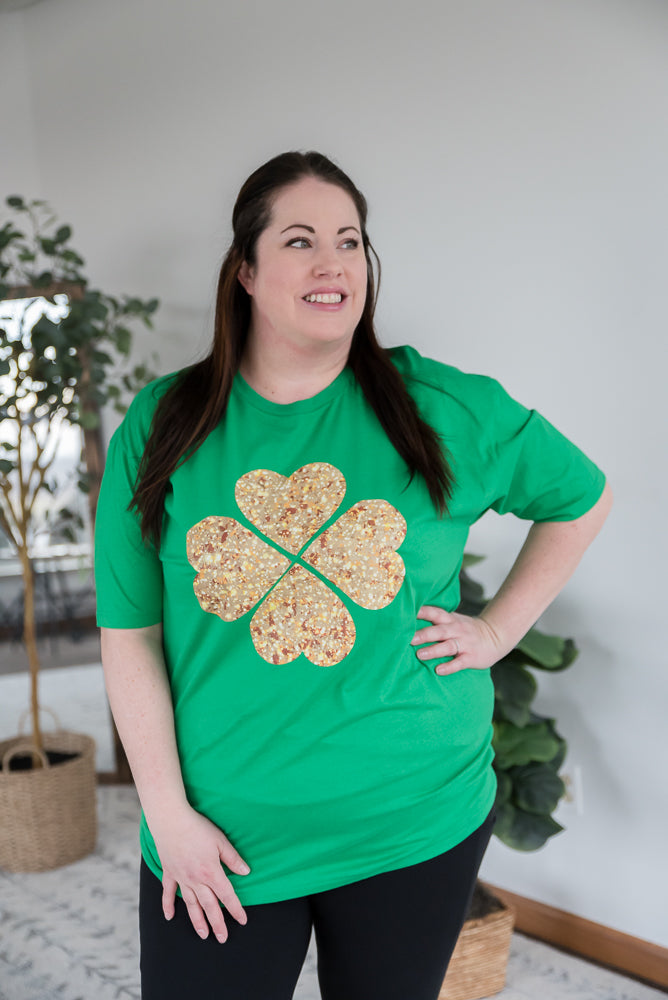 Shamrock Sparkles Graphic Tee