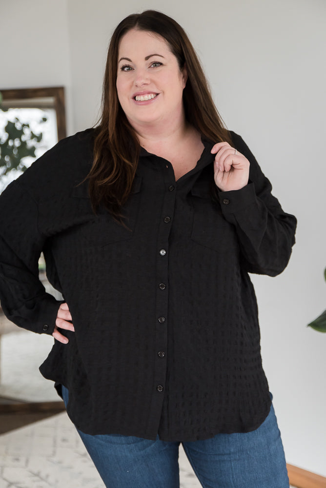 It's a Good Time Top in Black