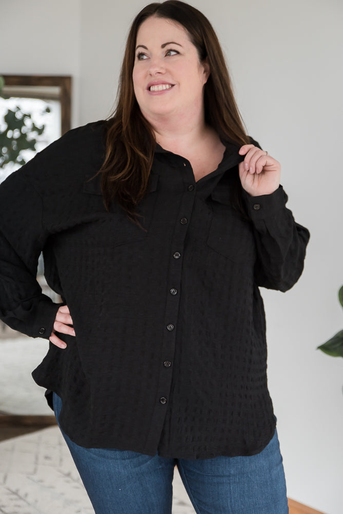 It's a Good Time Top in Black