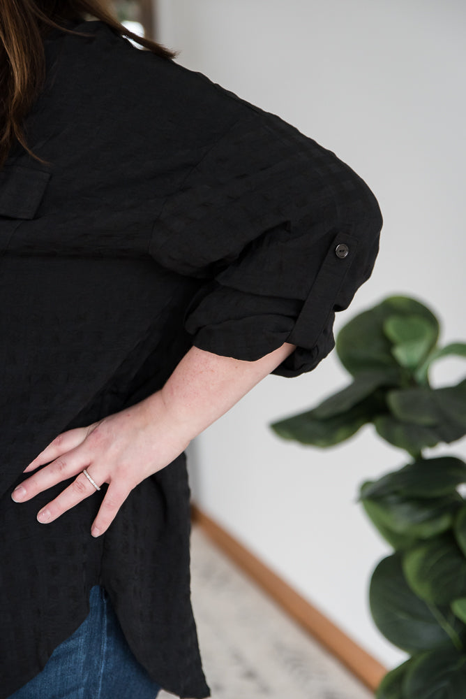 It's a Good Time Top in Black