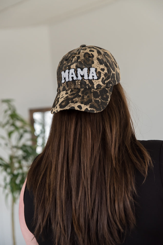 Mama Patch Leopard Hat