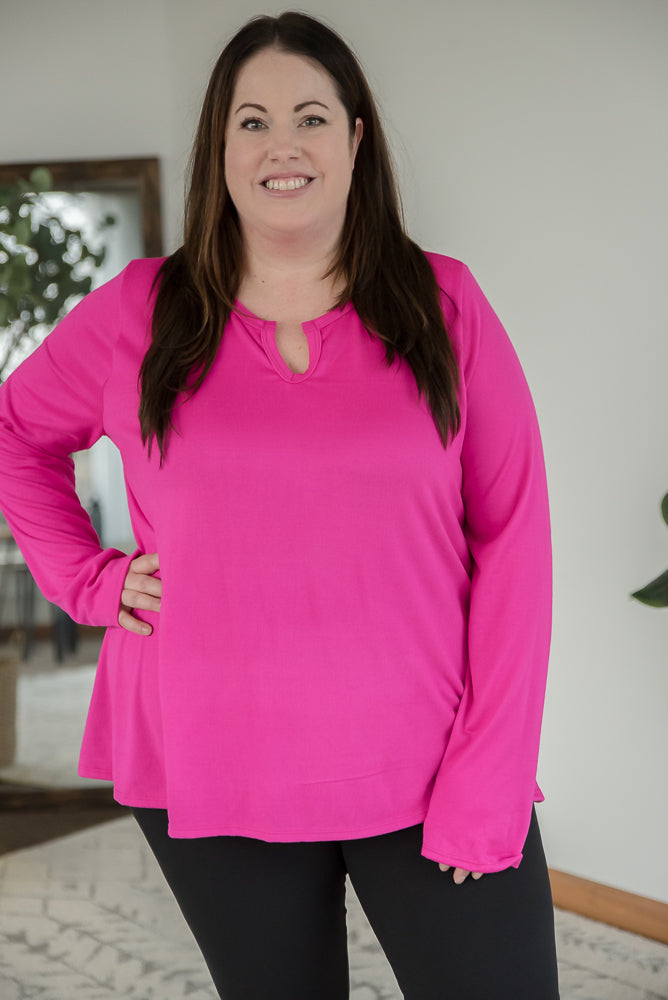 A Notch Above Top in Fuchsia