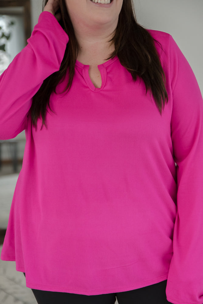 A Notch Above Top in Fuchsia