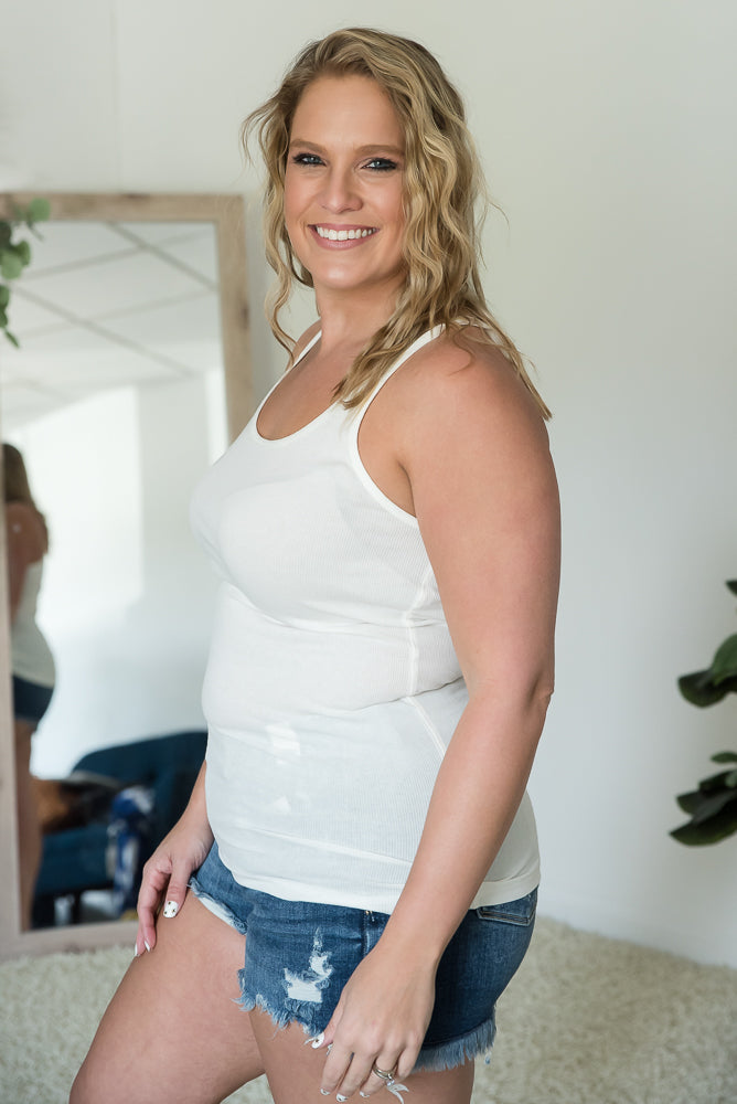 Day by Day Tank in Ivory