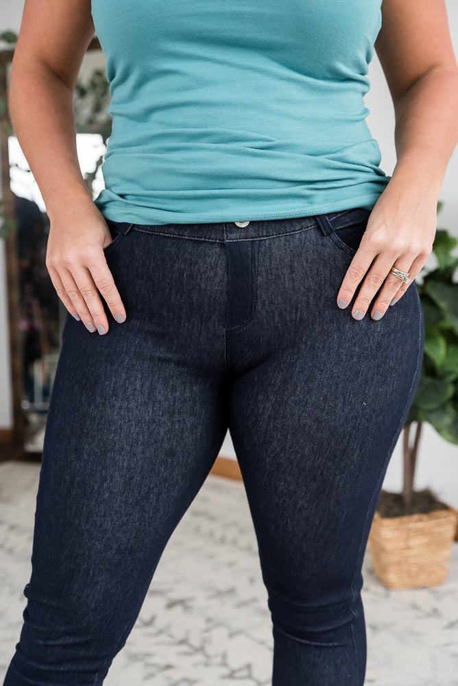 No Doubts Navy Jeggings