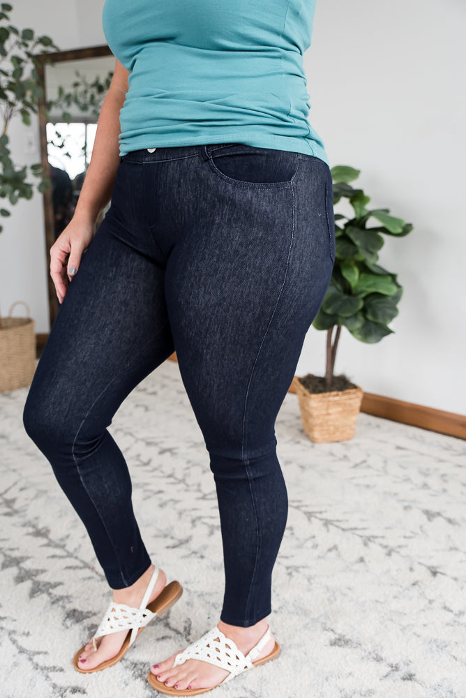 No Doubts Navy Jeggings