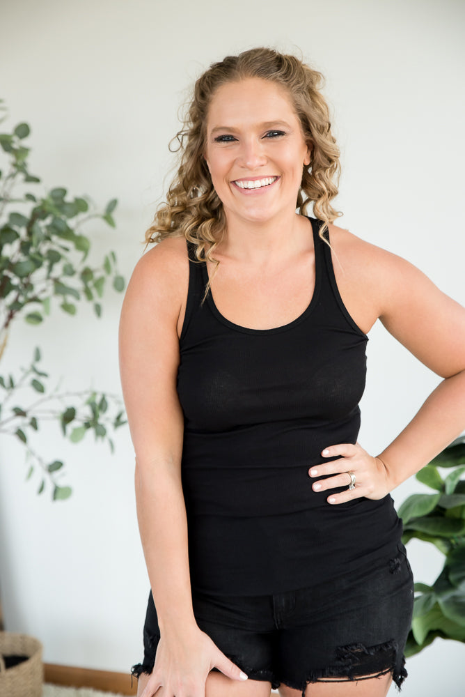 Day by Day Tank in Black