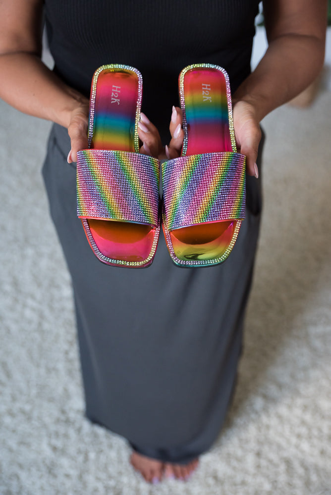 Summer Sandals in Rainbow