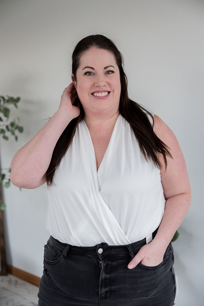 Any Time Bodysuit in White