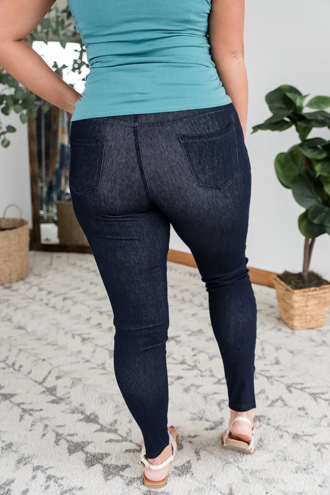 No Doubts Navy Jeggings