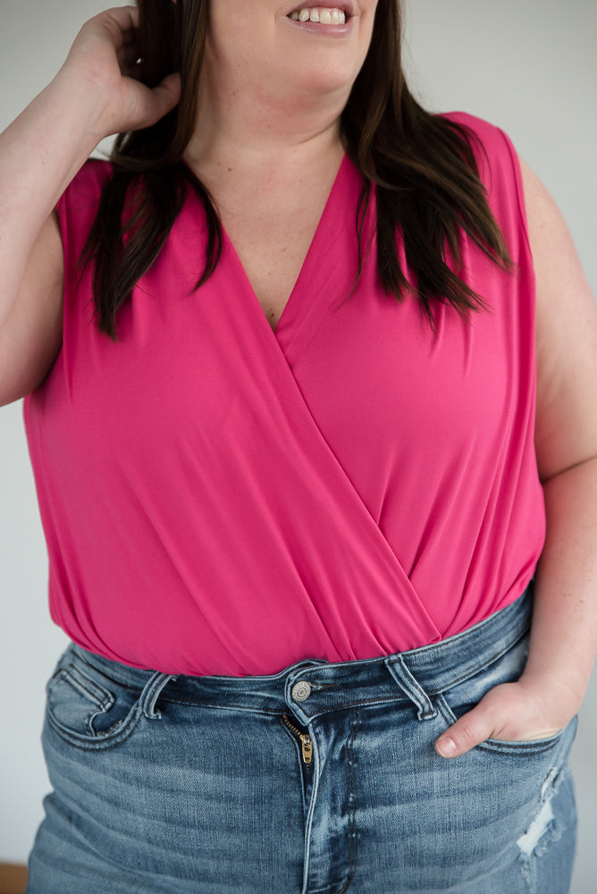 Any Time Bodysuit in Pink