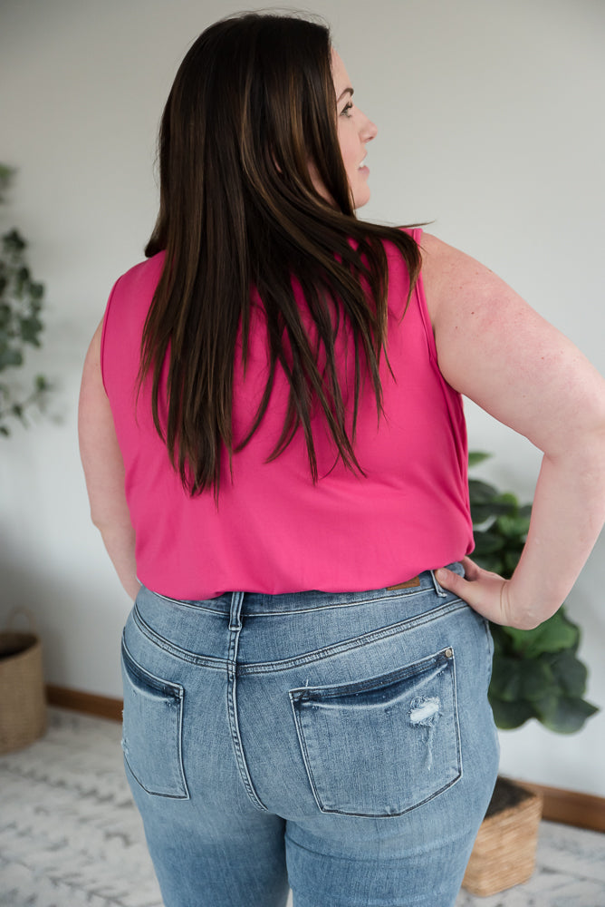 Any Time Bodysuit in Pink