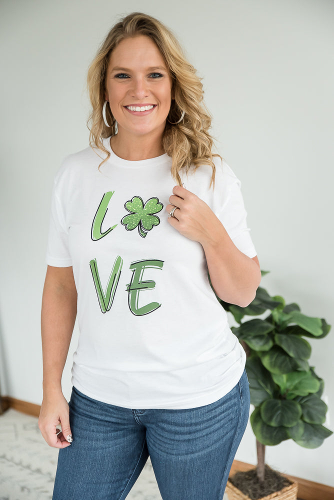 Lucky in Love Graphic Tee
