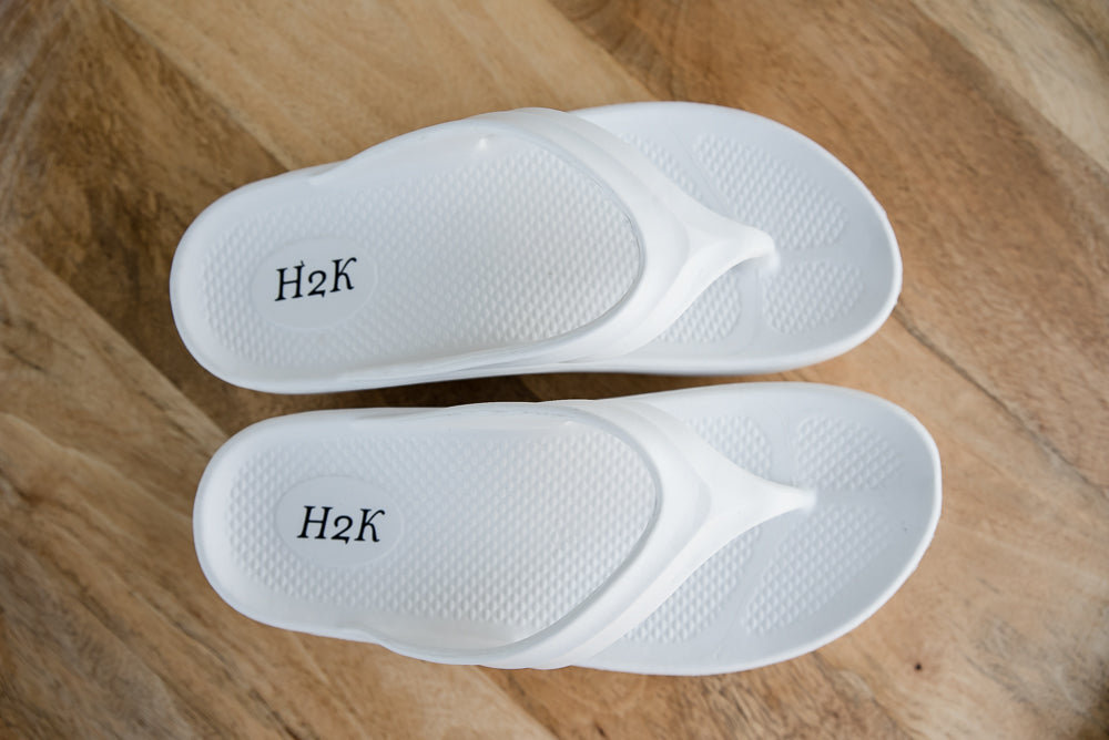 Feel the Joy Sandals in White