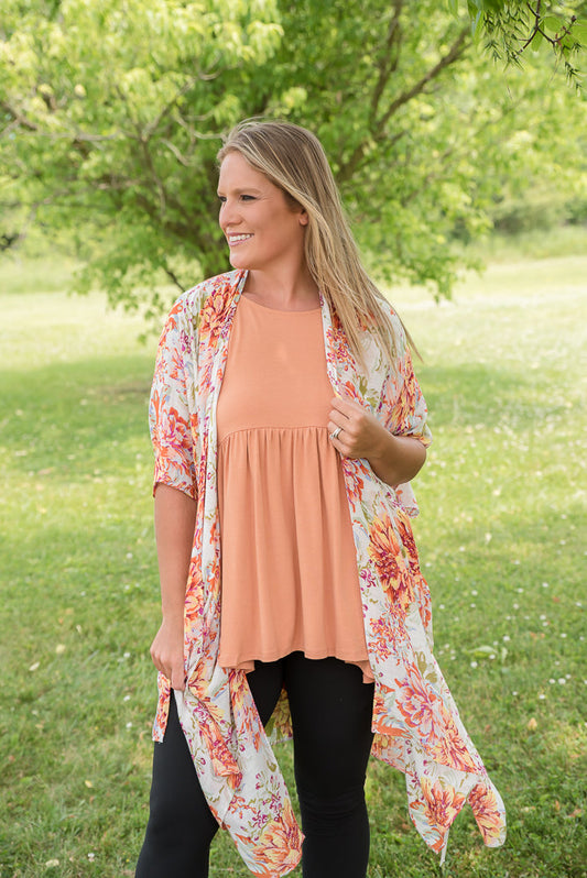 Wild Marigold Kimono