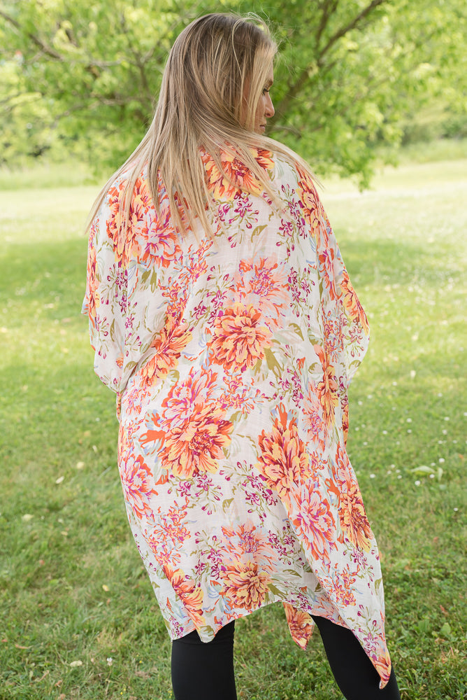 Wild Marigold Kimono