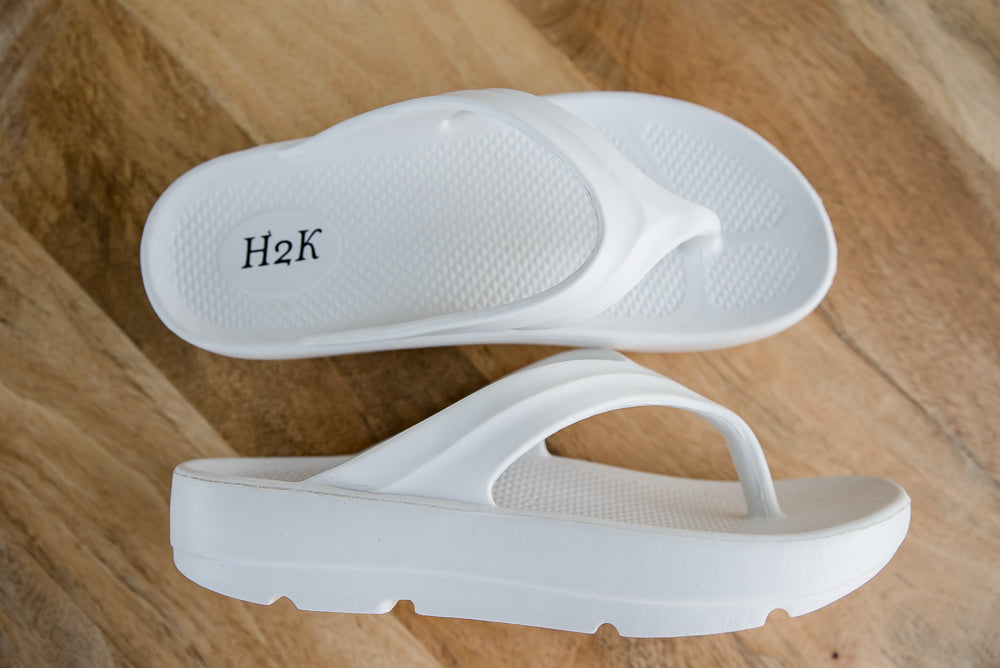 Feel the Joy Sandals in White