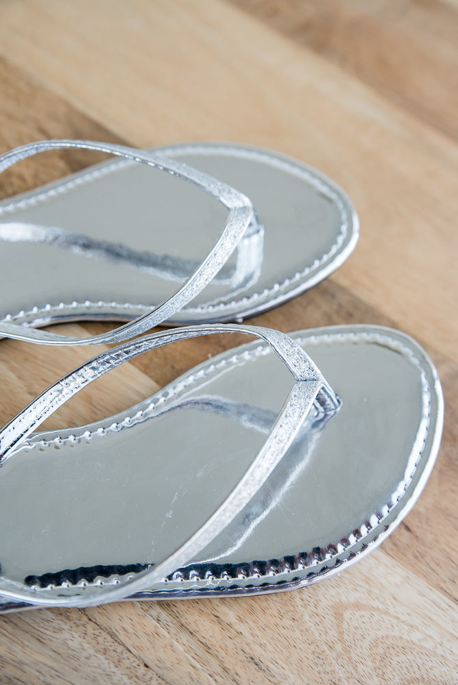 Sassy Sandals in Silver